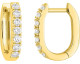 Boucles d'oreilles 375/1000 (9 Carats) diamants synthétiques 0.36 carat Diamanti