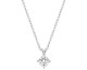 Collier or 375/1000 (9 Carats) & diamant synthétique 0.30 carat Diamanti
