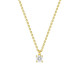 Collier 750/1000 (18 Carats) diamant synthétique 0.20 carat Diamanti