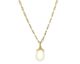 Collier Orus argent doré pendentif perle naturelle