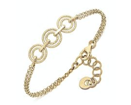 Bracelet Orus argent doré diamanté