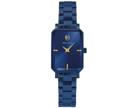 Montre femme Pierre Lannier – Acier bleu, cadran rectangulaire