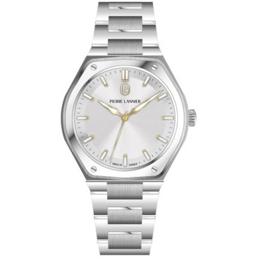 Montre Pierre Lannier COPILOTE argenté métal