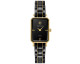 Montre Pierre Lannier doré céramique noire