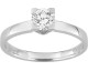 Bague solitaire or 750/1000 & diamant synthétique 0.50 carat Diamanti