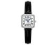 Montre femme Pierre Lannier – Cuir noir verni et strass