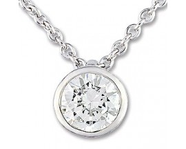 Collier empierré argent - ASCE12Z40