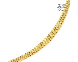 Collier or maille américaine - L077
