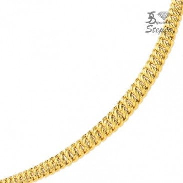 Collier or maille américaine - L077