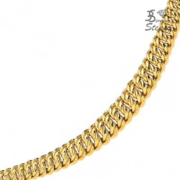 Collier or maille américaine - L079
