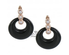 Boucles d'oreilles pendants or Stepec - MBO27039-02