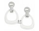 Boucles d'oreilles pendants céramique & acier Cerruti 1881 - R31333WZ