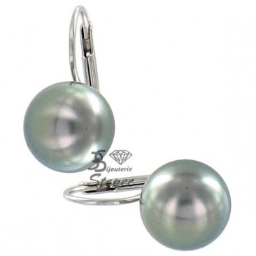 Boucles d'oreilles brisures perles de Tahiti or Stepec - DO115T-G