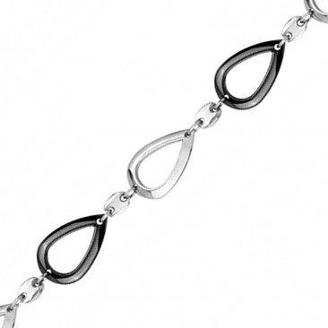 Bracelet acier & céramique Ceranity - 903-104.N