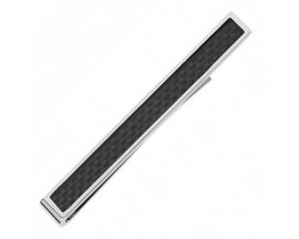Pince à cravate acier & carbone Phebus - 65-0007-N
