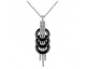 Collier argent & céramique Phebus - 73700111N