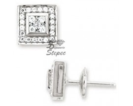 Boucles d'oreilles boutons or & diamant(s) - 2.2023.31