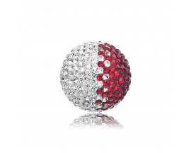 Boule sonore strass rouge et blanc Engelsrufer - ERS-05-ZI-L