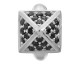 Charm argent Endless JLO Black Shiny High Rise - 1225-1