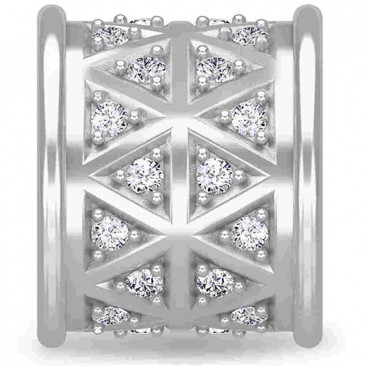 Charm argent Endless JLO White Lunar Love - 1260