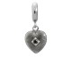 Charm argent Endless JLO Black Big Heart - 1350-1