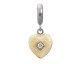 Charm argent Endless JLO White Big Heart - 1350-2