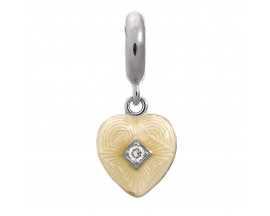 Charm argent Endless JLO White Big Heart - 1350-2