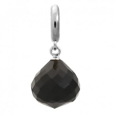 Charm argent Endless JLO Black Love Drop - 1351-2