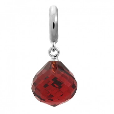 Charm argent Endless JLO Ruby Love Drop - 1351-3