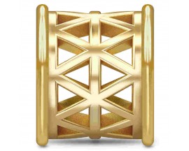 Charm argent plaqué or jaune Endless Night Love - 1580