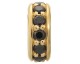Charm argent plaqué or jaune Endless JLO Black Dreamy Dot - 1600-2