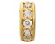 Charm argent plaqué or jaune Endless JLO White Dreamy Dot - 1600-4