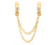 Charm argent plaqué or jaune Endless JLO Chain of Love - 1625