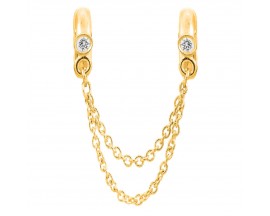 Charm argent plaqué or jaune Endless JLO Chain of Love - 1625