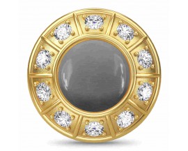 Charm argent plaqué or jaune Endless JLO Grey Moon Galaxy - 1630-1