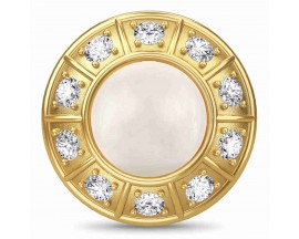 Charm argent plaqué or jaune Endless JLO White Moon Galaxy - 1630-2