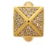 Charm argent plaqué or jaune Endless JLO White Shiny High Rise - 1650-2