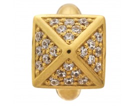 Charm argent plaqué or jaune Endless JLO White Shiny High Rise - 1650-2
