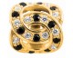 Charm argent plaqué or jaune Endless JLO Double Love - 1675