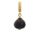 Charm argent plaqué or jaune Endless JLO Black Mysterious Drop - 1801-2