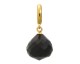 Charm argent plaqué or jaune Endless JLO Black Love Drop - 1850-2