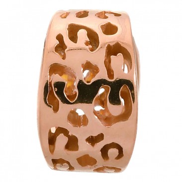 Charm argent plaqué or rose Endless JLO Leopard Cut - 2500