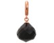 Charm argent plaqué or rose Endless JLO Black Love Drop - 2850-2