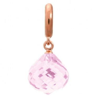 Charm argent plaqué or rose Endless JLO Rose Love Drop - 2850-4