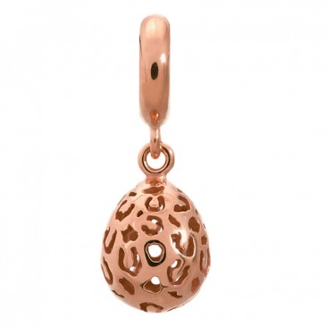 Charm argent plaqué or rose Endless JLO Leopard Cut Drop - 2890