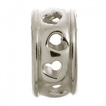 Charm argent Endless Row of Hearts - 41208