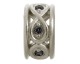 Charm argent Endless Sparkling Black Eternity - 41353-2