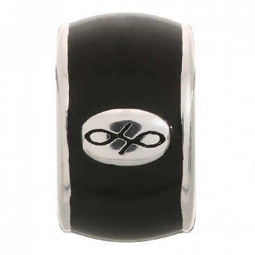 Charm argent Endless Black Endless Enamel - 42100-7