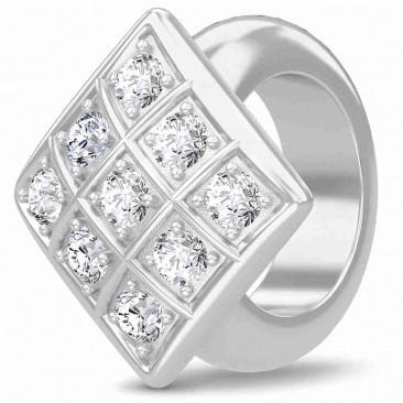Charm argent Endless JLO Sparkling Cubes - 1181