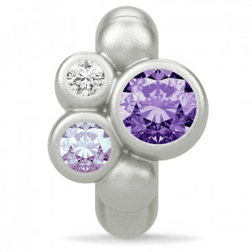 Charm argent Endless Purple Sweet Dreams - 41307-1